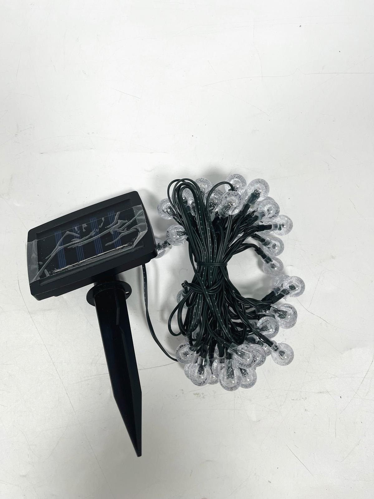 SOLÁRNÍ SVÍTIDLO NIS - černá/čiré, Konvenční, plast (935cm) - Mömax