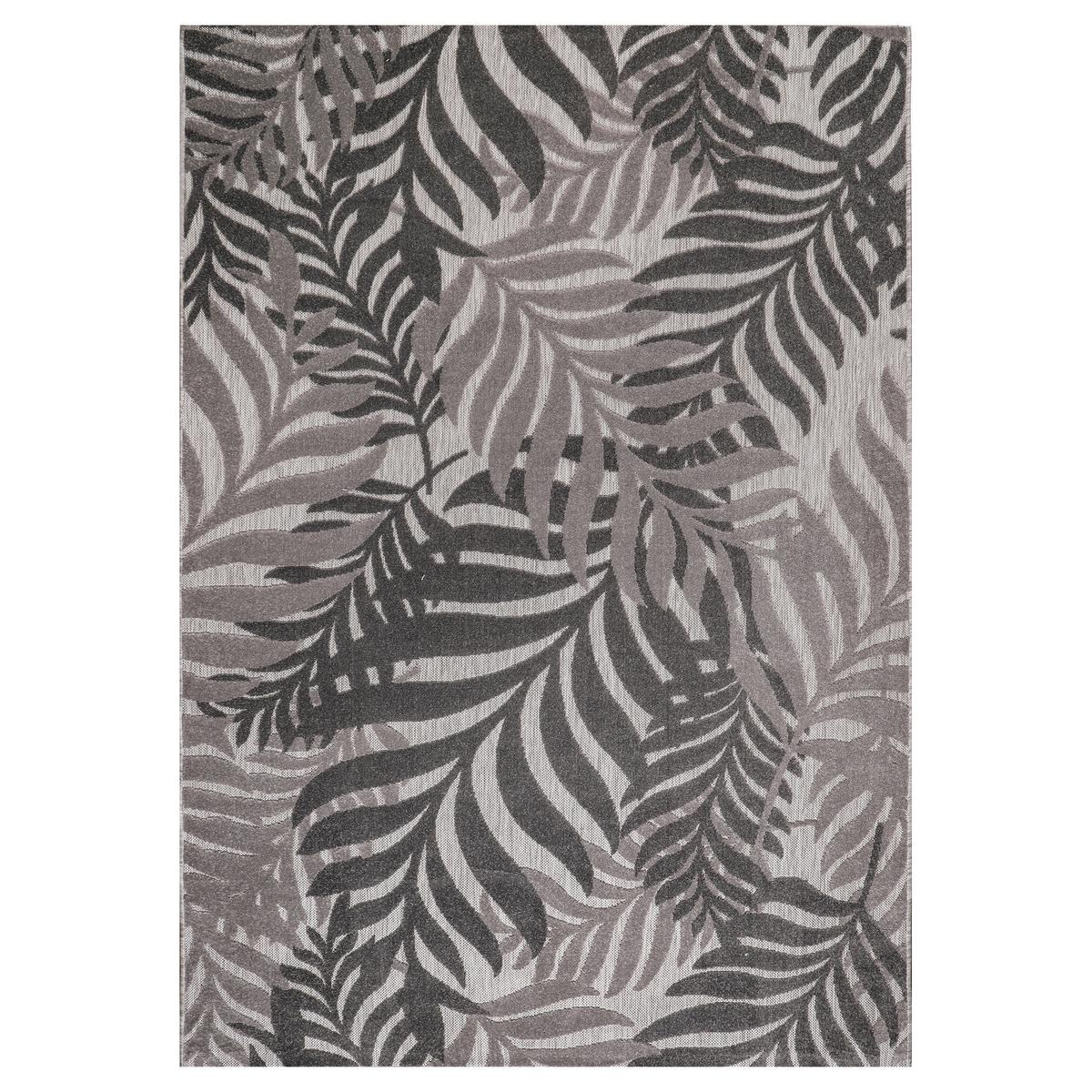 Outdoorteppich Floral - Grau, LIFESTYLE, Textil (240/330cm)