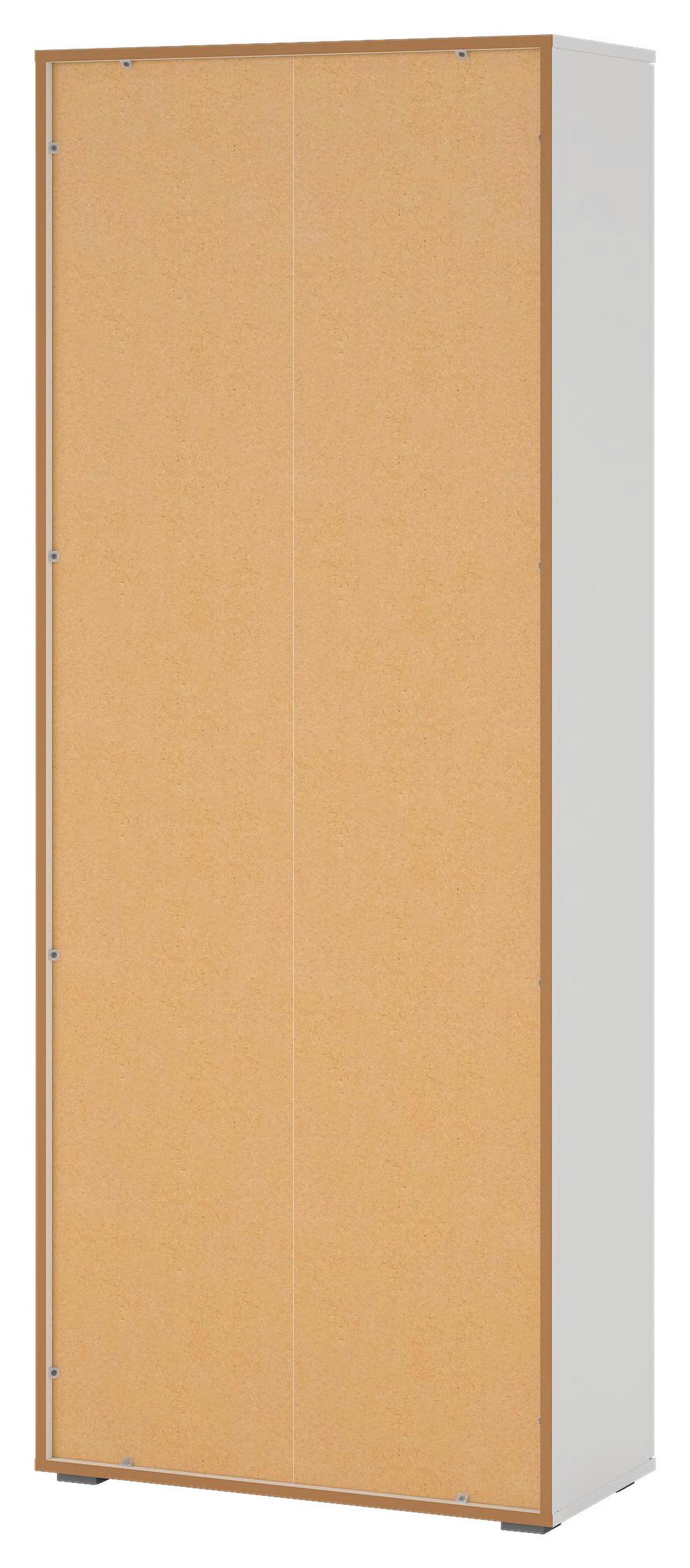 VIACÚČELOVÁ SKRIŇA JIMMY I - biela, Konventionell, kompozitné drevo (70/178.9/33,4cm) - Mömax