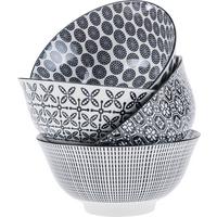 MISKA NA MÜSLI Shiva - bílá/černá, Lifestyle, keramika (15,5/7,5cm) - Modern Living