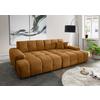 Bigsofa Bosco, Goldfarben B: 304 cm - Goldfarben/Schwarz, MODERN, Textil (304/87/155cm) - Livetastic
