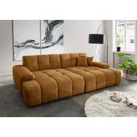 Bigsofa Bosco, Goldfarben B: 304 cm - Goldfarben/Schwarz, MODERN, Textil (304/87/155cm) - Livetastic