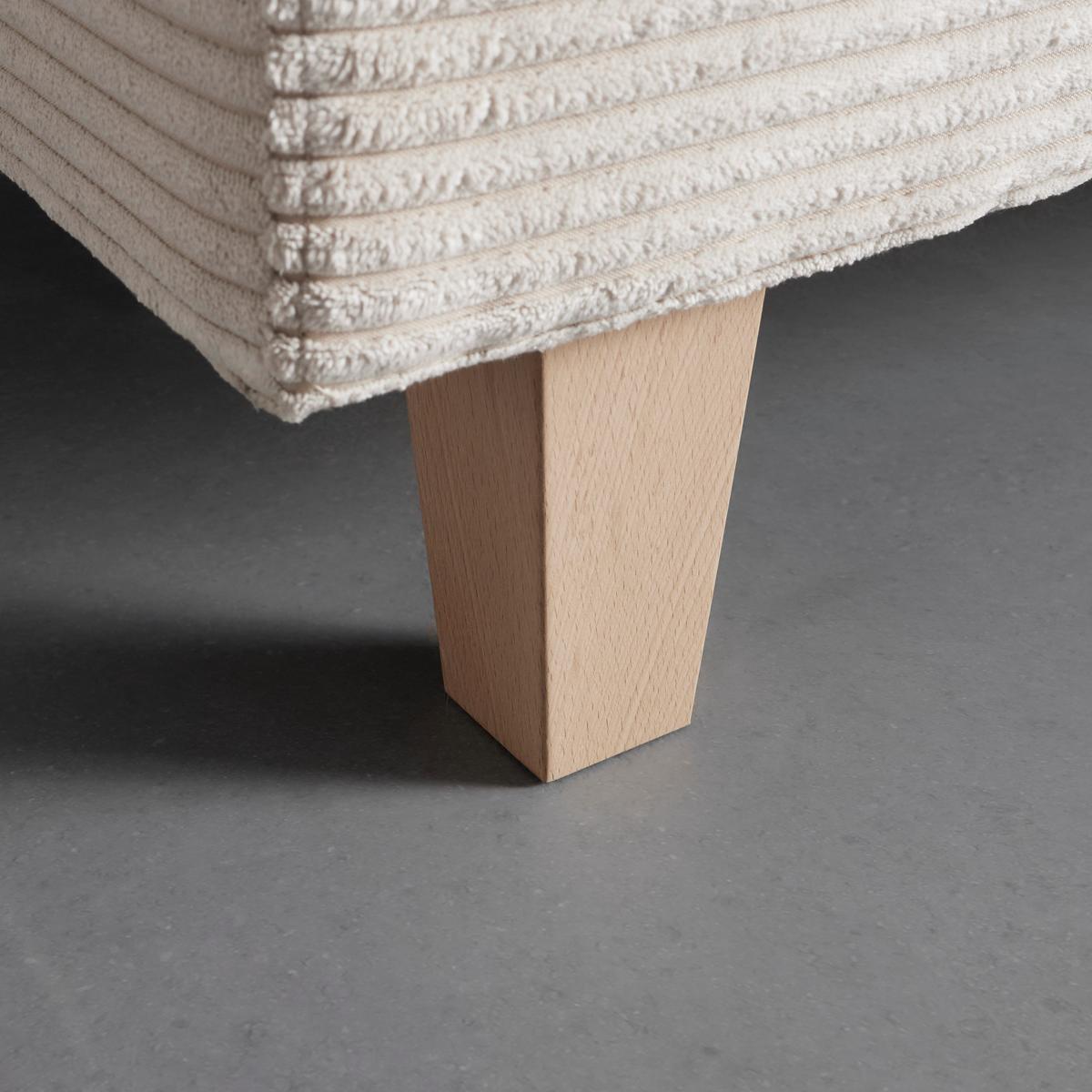 Dvoumístná pohovka SAM, krémový manšestr - krémová, Moderní, textil (157/79/84cm) - Mömax
