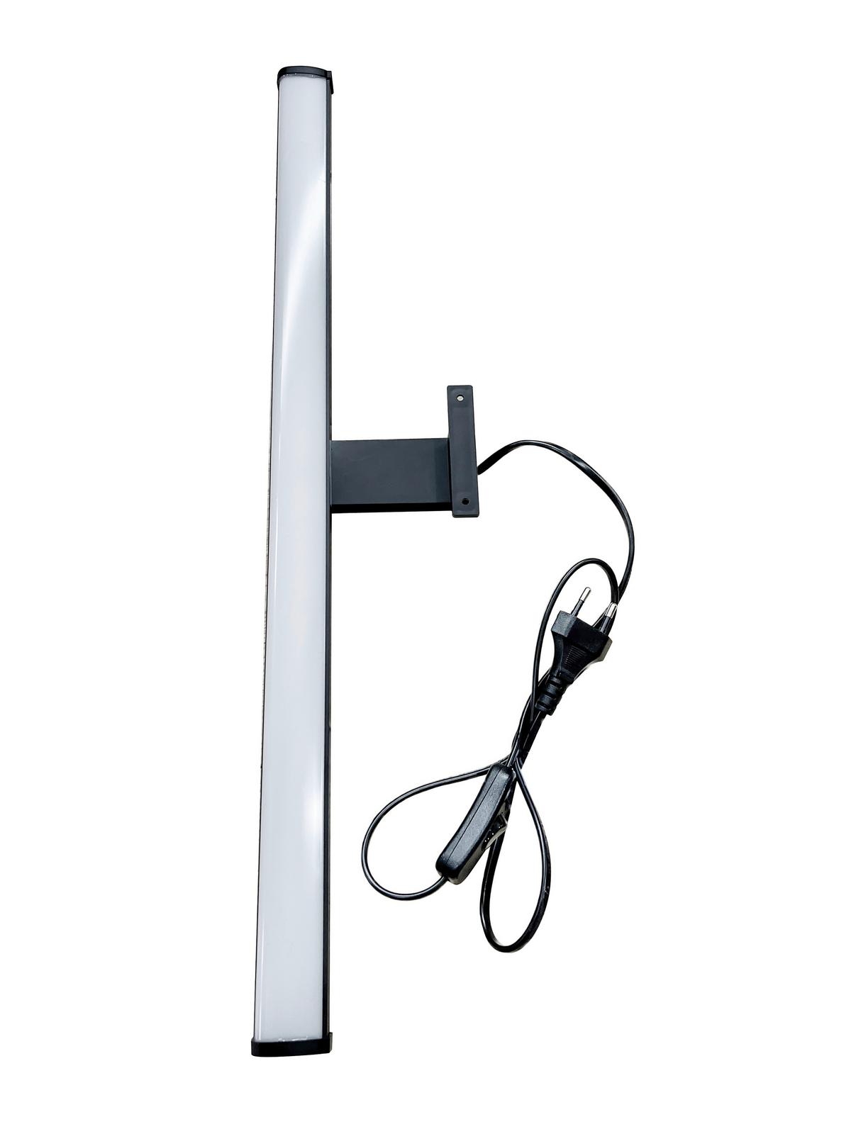 Spiegelleuchte Bonnie - Schwarz, Trend, Kunststoff (60/11,5/4cm)