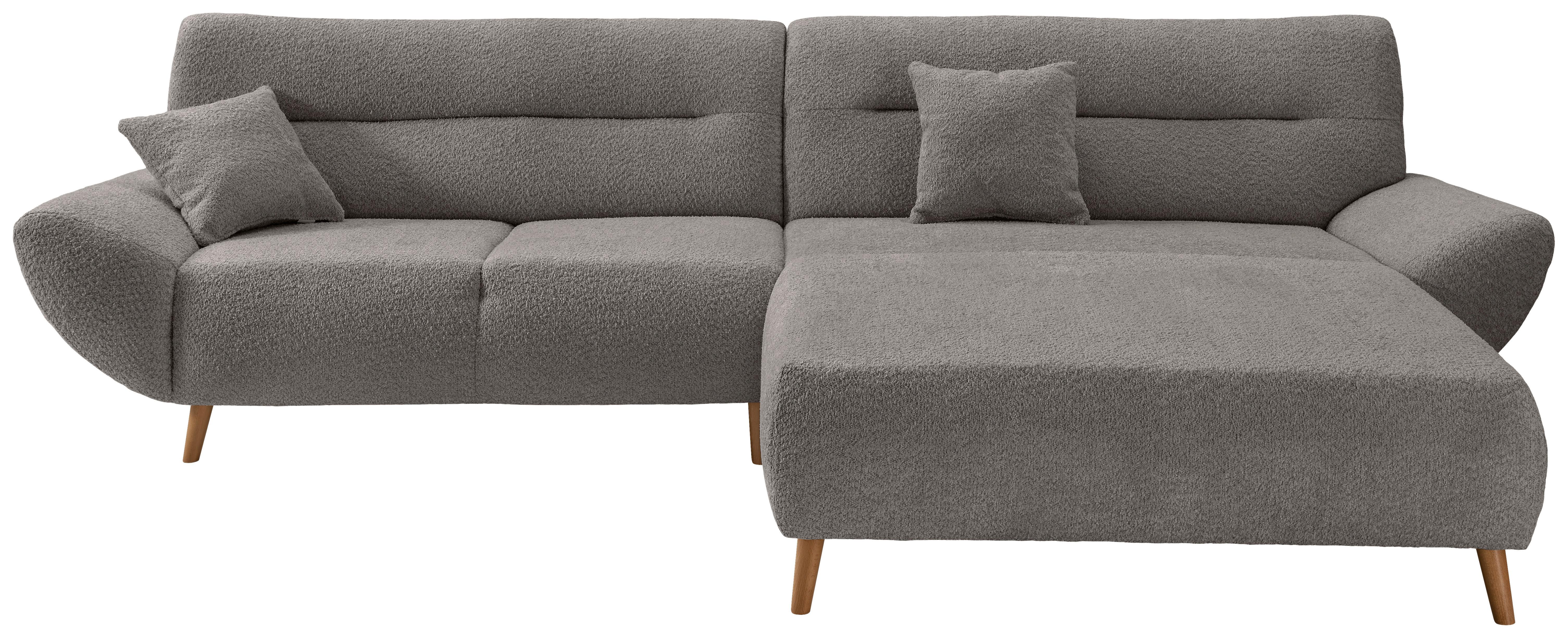 Ecksofa Drago Anthrazit S: 290x166 cm - Wildeiche/Anthrazit, KONVENTIONELL, Textil (290/166cm) - MID.YOU