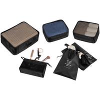 Kofferorganizer-set Erik - Schwarz, KONVENTIONELL, Textil - Luca Bessoni