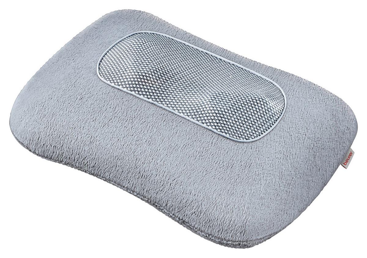 Shiatsu-Massagekissen Geeignet für Rücken, Beine, Nacken - Grau, KONVENTIONELL, Kunststoff (32,5/24,3/12cm) - Beurer