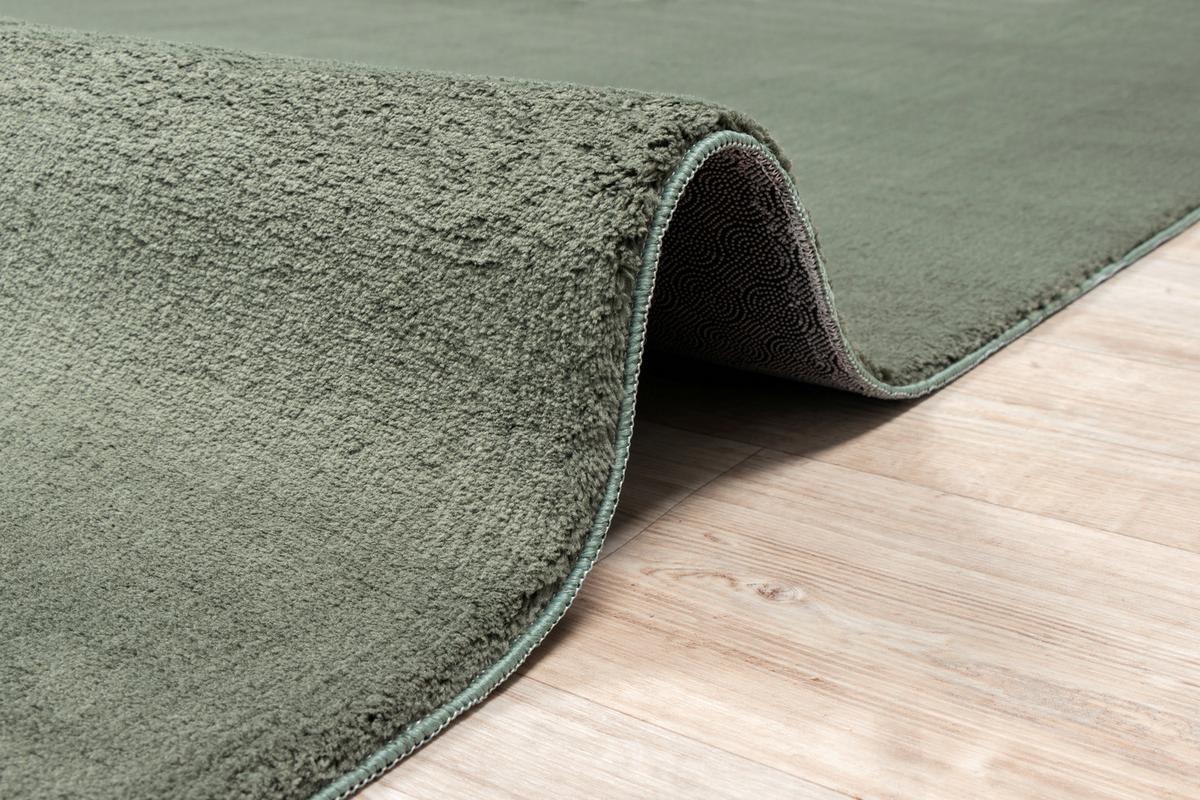 Fellteppich Loft - Grün, KONVENTIONELL, Textil (60/110cm)