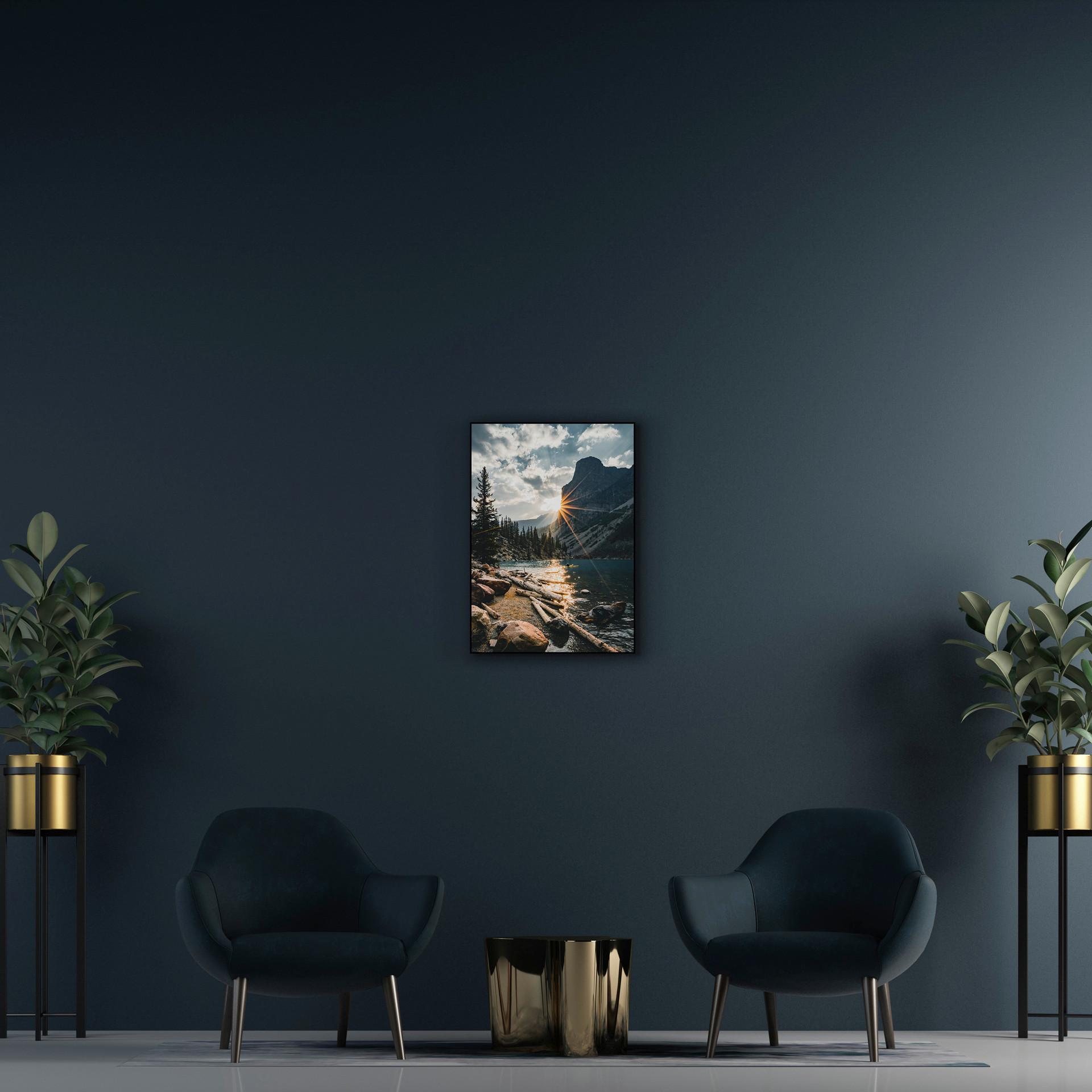 Obraz Elena, 50/70cm - viacfarebná/čierna, Moderný, kompozitné drevo/papier (50/70cm) - Modern Living