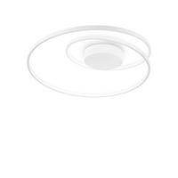 LED-Deckenleuchte Bianco Weiß D: 60 cm - Weiß, Design, Kunststoff/Metall (60/18cm) - Ideal Lux