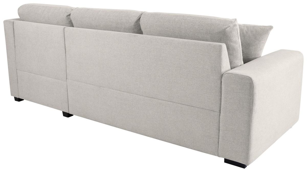 Ecksofa Lukas Creme S: 239x158 Cm - Creme, Trend, Textil (239/158cm)