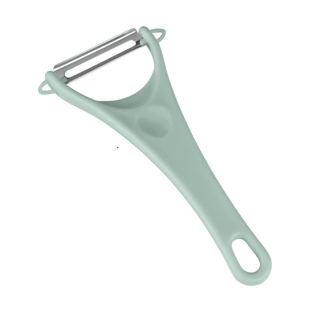 Sparschäler Marvin, Mintgrün Bxl: Ca. 7,3x15 Cm - Edelstahlfarben, Basics, Metall (7,3/15cm) - Metaltex