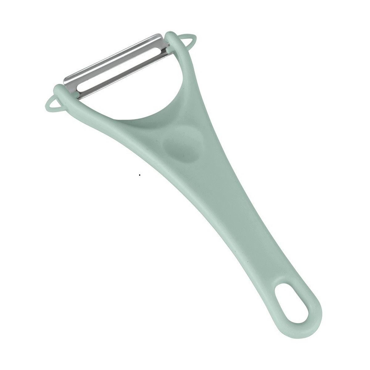 Sparschäler Marvin, Mintgrün Bxl: Ca. 7,3x15 Cm - Edelstahlfarben, Basics, Metall (7,3/15cm) - Metaltex