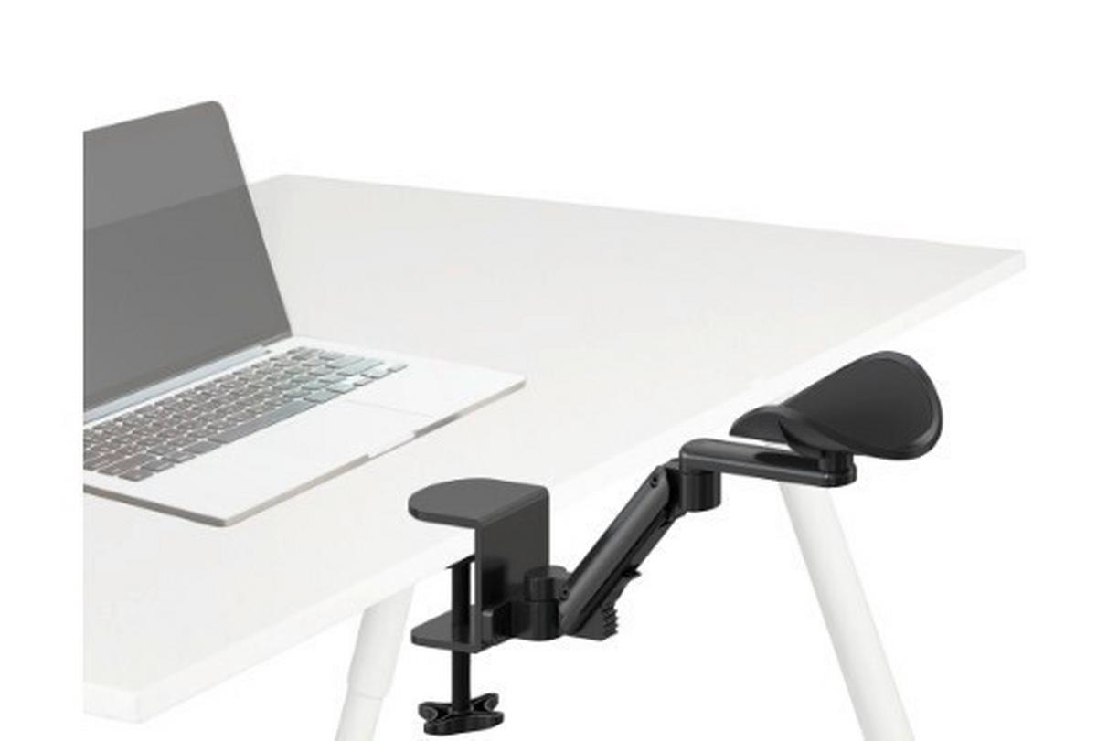 Armstütze Relex Rt1 Schwarz B: 40,4 cm - Schwarz, MODERN, Leder/Kunststoff (40,4/7,5/11cm) - MID.YOU