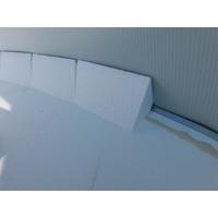 Bodenisolationsset Oval B/L: 360x490 cm 3--Teilig. Set - Weiß, MODERN, Kunststoff (360/490cm)