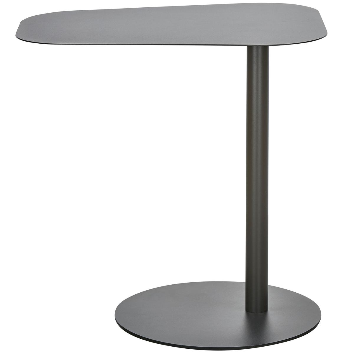 Beistelltisch Lia Schwarz B: 50 cm - Schwarz, Design, Metall (50/38/50cm) - Livetastic