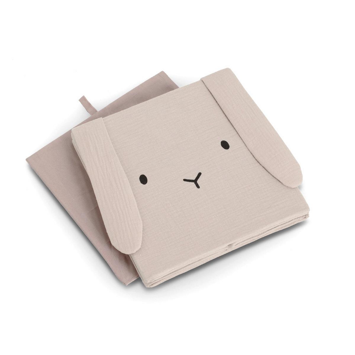Aubewahrungsbox 'Hase' beige,  ca. 28x28x28 cm - Beige, Textil (28/28/28cm)