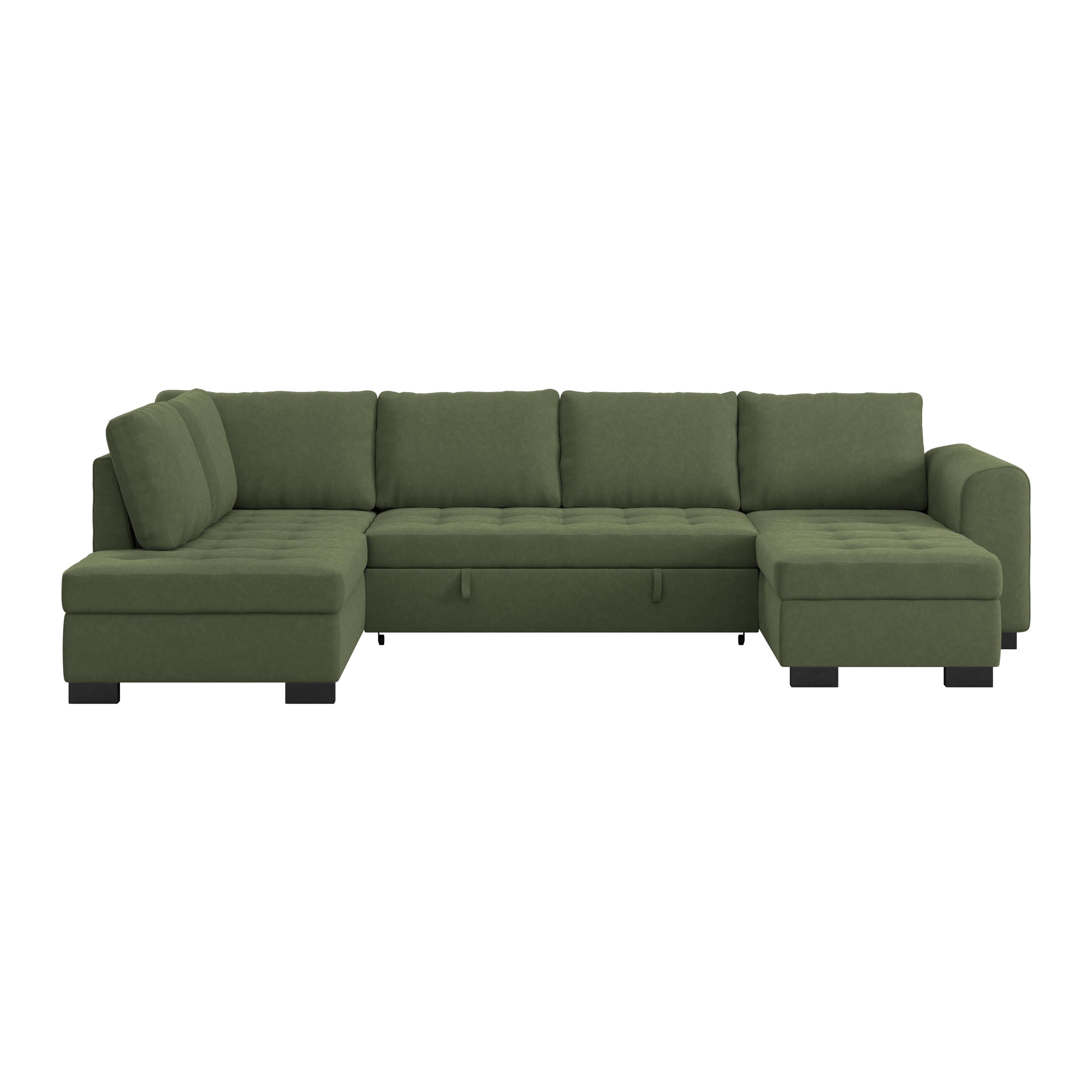 Wohnlandschaft Malte Mit Schlaffunktion Grün