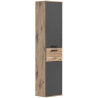 Mason B: 37 cm Nox Oak Mason - Eichefarben/Grau, MODERN, Holzwerkstoff (37/152/24cm) - MID.YOU
