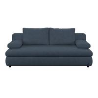 3-Sitzer-Sofa Mit Schlaffunktion Olso Blau - Blau, Trend, Holz/Kunststoff (205/72/100cm)
