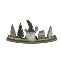 Karácsonyi Figura Daario - natúr színű/fehér, Basics, faalapú anyag (20,5/2,5/10cm) - Luca Bessoni