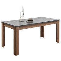 Esstisch Ausziehbar Edmonton 180x90 Cm Anthrazit/natur - Anthrazit/Naturfarben, Basics, Holzwerkstoff (180/90/76cm) - MID.YOU