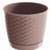 Virágcserép Ratolla 22cm - műanyag (22cm)