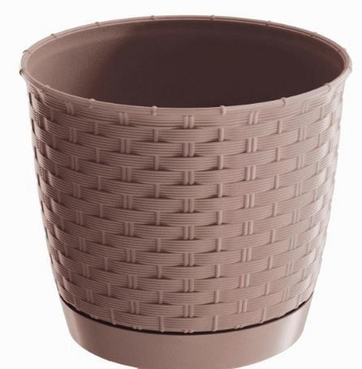Virágcserép Ratolla 22cm - műanyag (22cm)