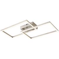 Led Mennyezeti Lámpa Tracy - alumínium színű, Modern, műanyag/fém (50/28/6,5cm) - Luca Bessoni