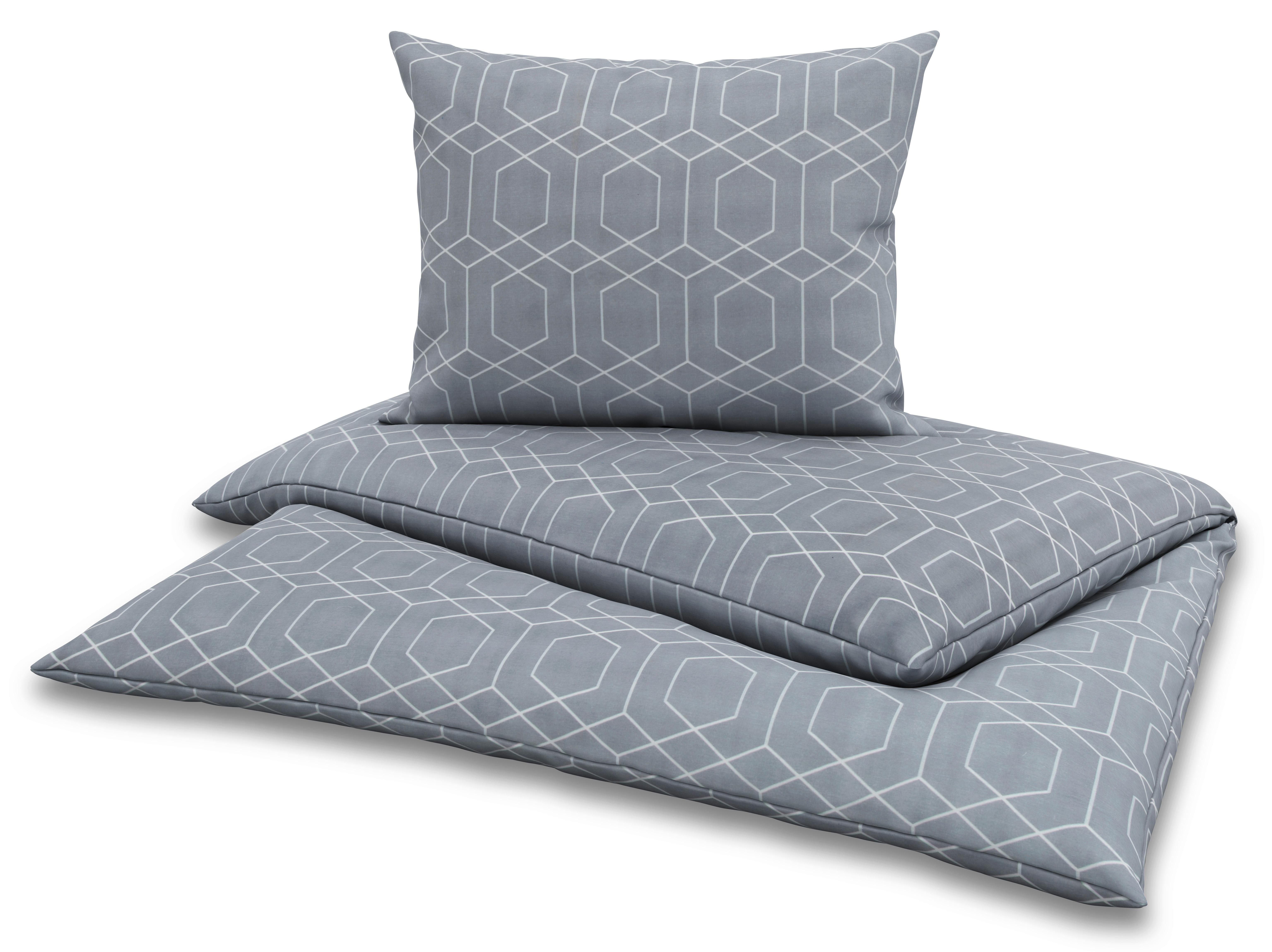 Ágyneműhuzat-garnitúra Alexia - szürke, Modern, textil - Luca Bessoni