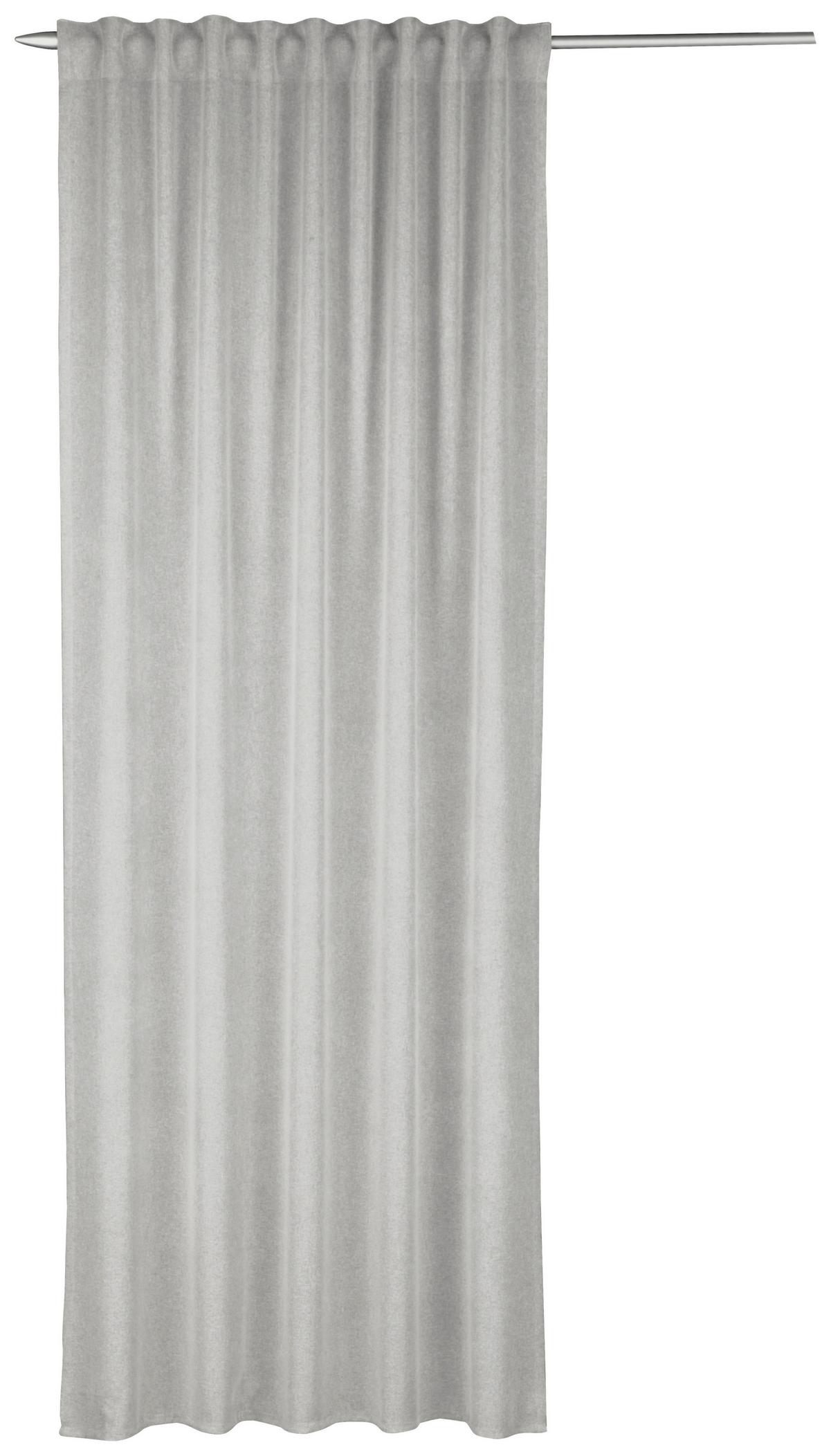 Vorhang Mit Band Marlen 135x245 Cm Grau - Grau, MODERN, Textil (135/245cm) - Luca Bessoni