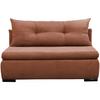 Schlafsofa mit Bettkasten Yellow B: 154 cm Cord Koralle - Koralle/Schwarz, Design, Textil (154/93/85cm) - MID.YOU