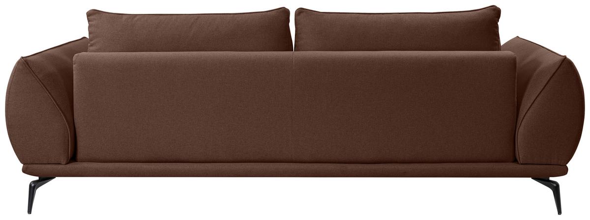 3-Sitzer-Sofa Cavo, Braun B: 249 cm - Creme/Schwarz, MODERN, Textil (249/86/118cm) - MID.YOU