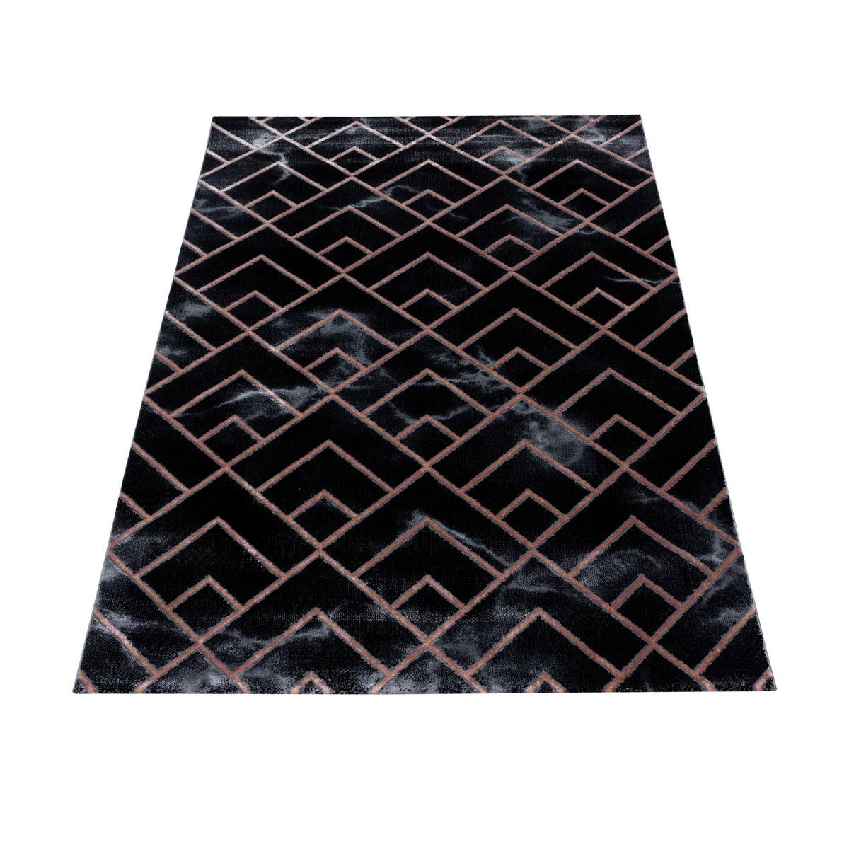 Teppich Läufer Bronze Naxos 80x250 cm - Bronzefarben, Design, Textil (80/250cm)