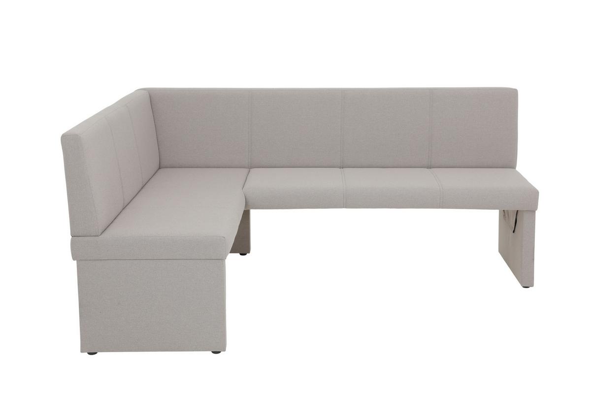 Eckbank Turin Reb - Schlammfarben, MODERN, Holz/Textil (200/92cm) - MID.YOU