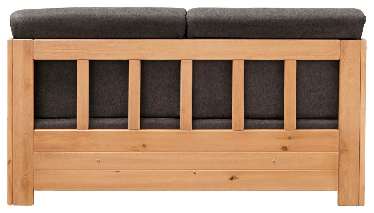 Schlafsofa Camino - Dunkelbraun/Kieferfarben, KONVENTIONELL, Holz/Textil (154/88/90cm) - Livetastic