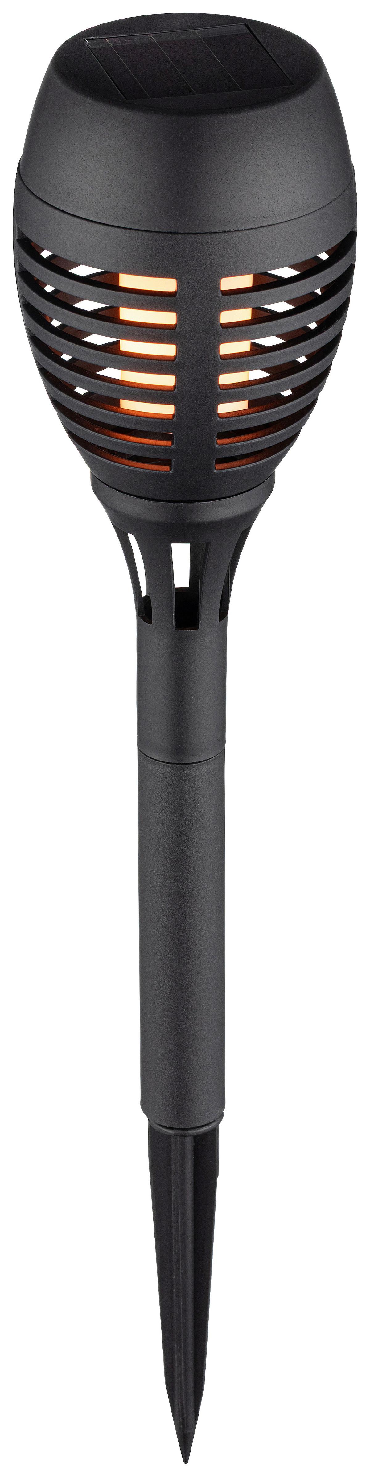 SOLÁRNE SVIETIDLO VIER - čierna, Romantik / Landhaus, plast (7,5/37,5cm) - Mömax