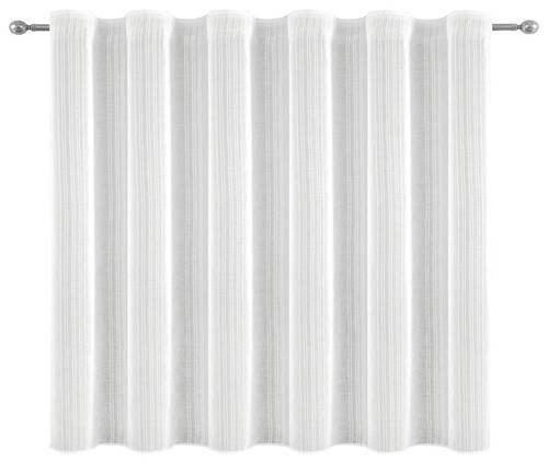 Blumenfensterstore Transparent Nicole Bxl: 300x145 Cm - Weiß, MODERN, Textil (300/145cm) - Luca Bessoni