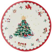 Podložka pod pod talíř XMAS - bílá/červená, Konvenční, keramika (31/2,3cm) - Mömax