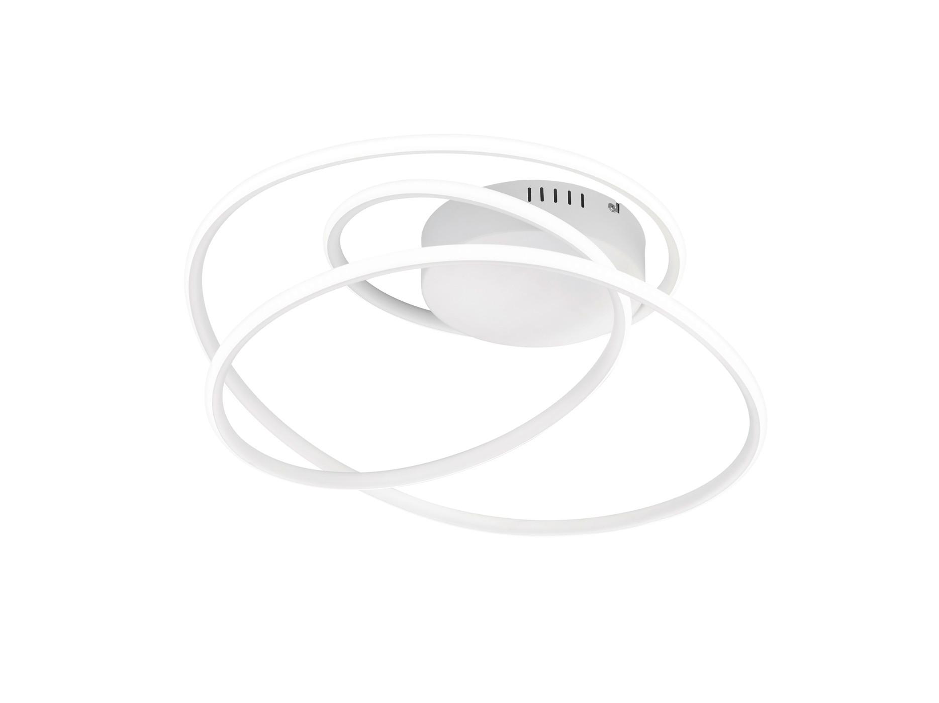 LED-Deckenleuchte R67051131 Bologna - Weiß, Design, Metall (50/28/48cm)