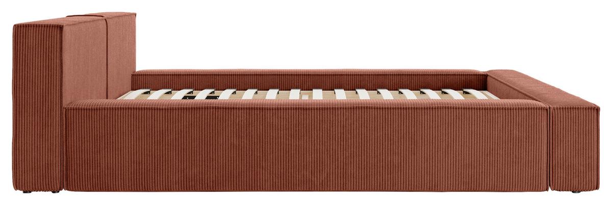 POLSTERBETT inkl. Lattenrost 180x200 - Beige/Schwarz, Basics, Holz/Textil (180/200cm) - Livetastic