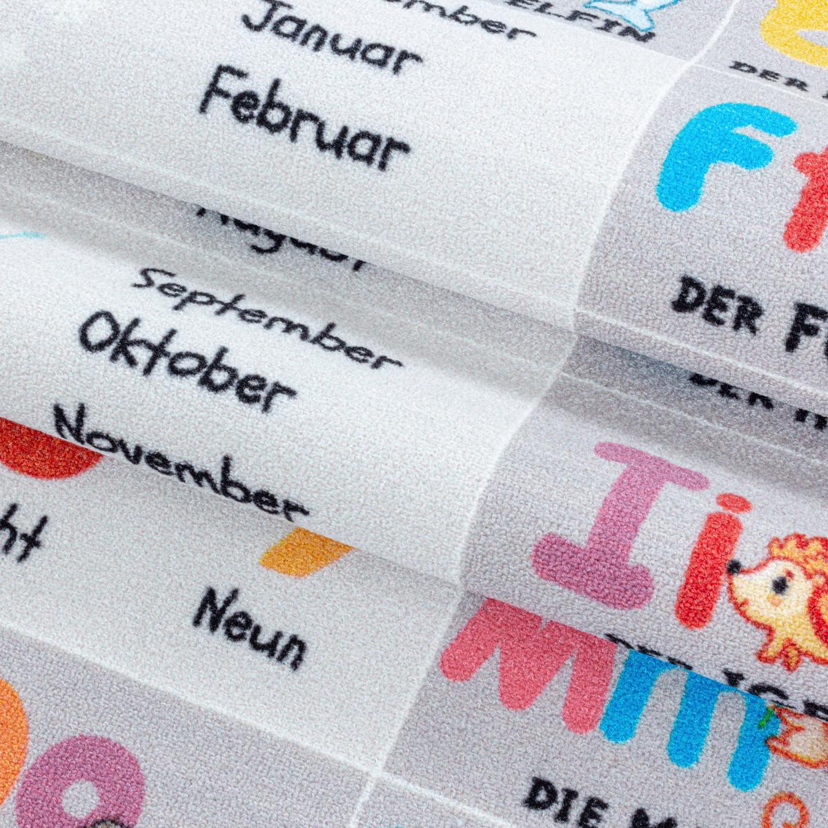 Kinderteppich Grau Play 100x150 cm - Grau, Basics, Textil (100/150cm)