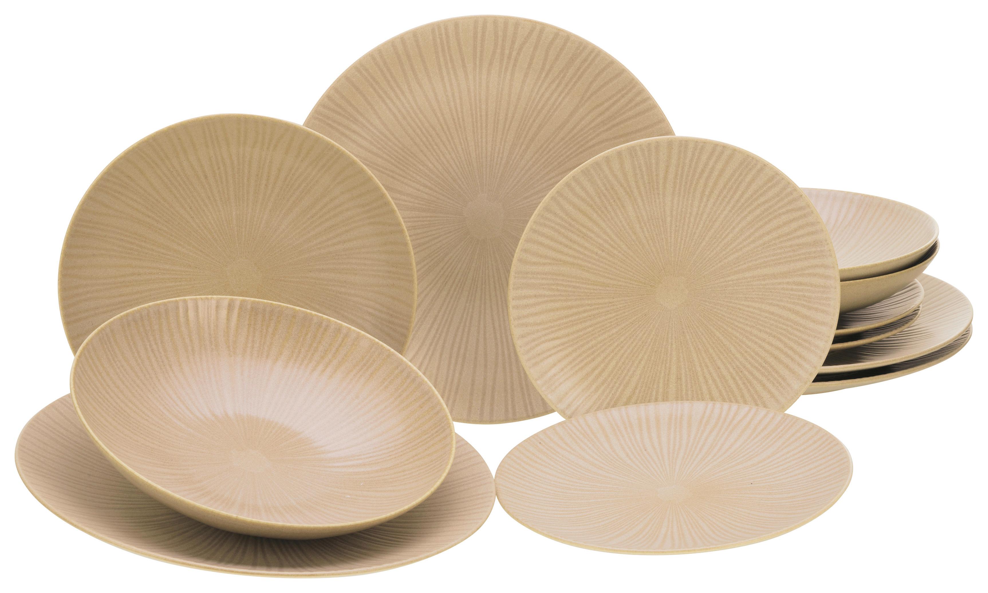 Kombiovaný servis 12- dielny - piesková, Basics, keramika - Creatable