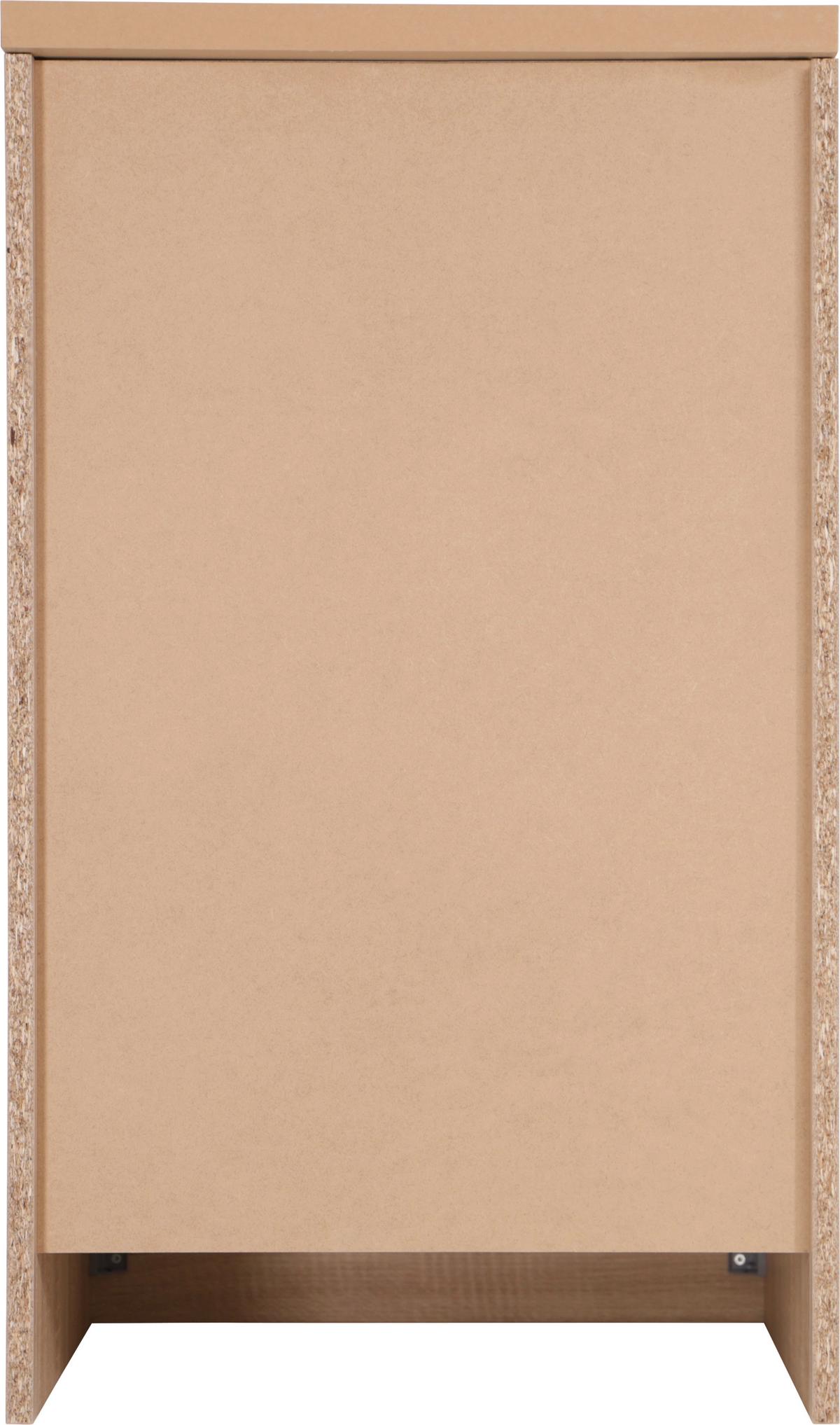 Küchenunterschrank Merle Weiß, Eiche Dekor B:50cm - Eichefarben/Weiß, Basics, Holzwerkstoff (50/84,8/60cm) - Respekta