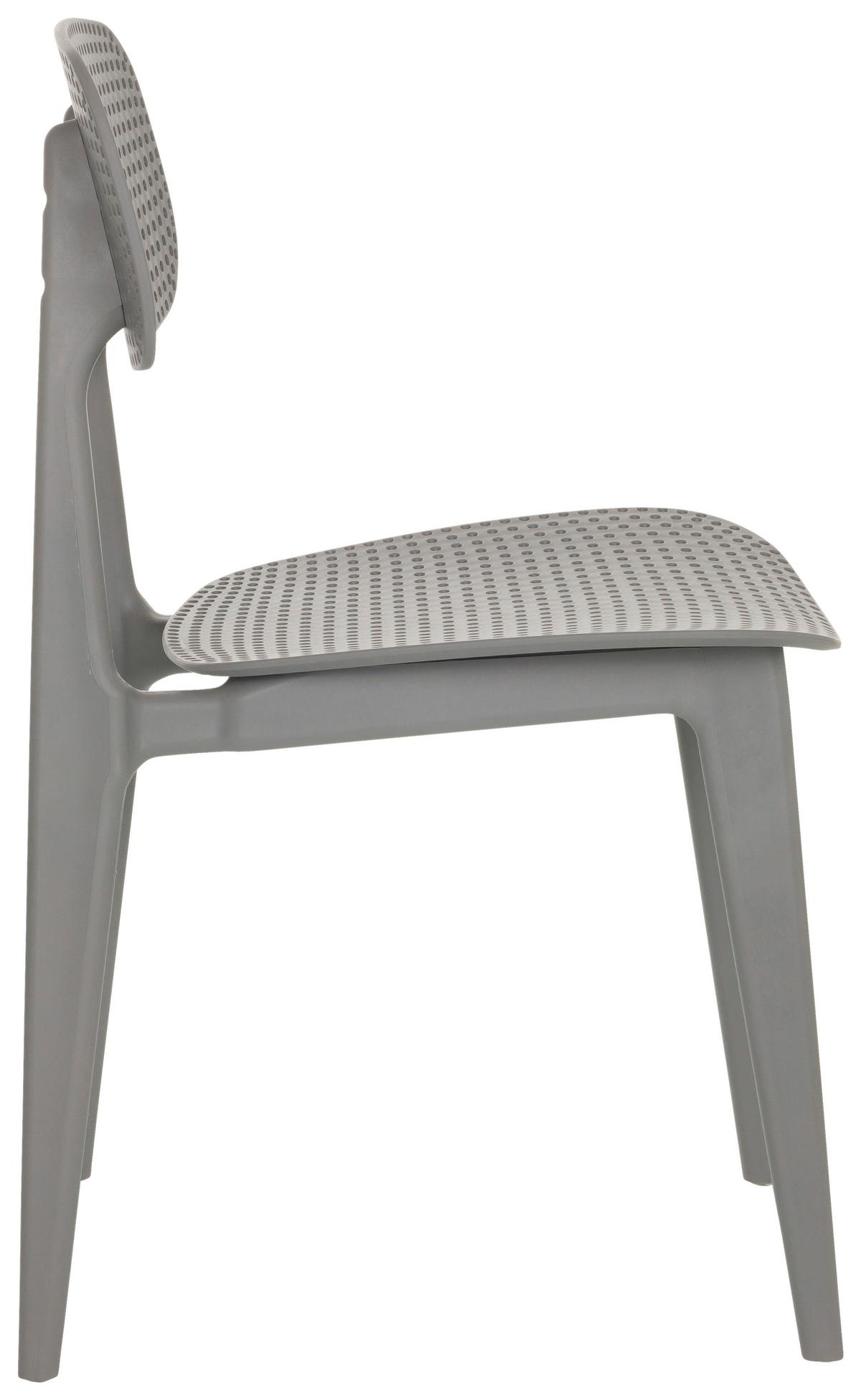 Gartensessel Artifo Hol Kunststoff - Grau, Basics, Kunststoff (42/79/51cm) - MID.YOU