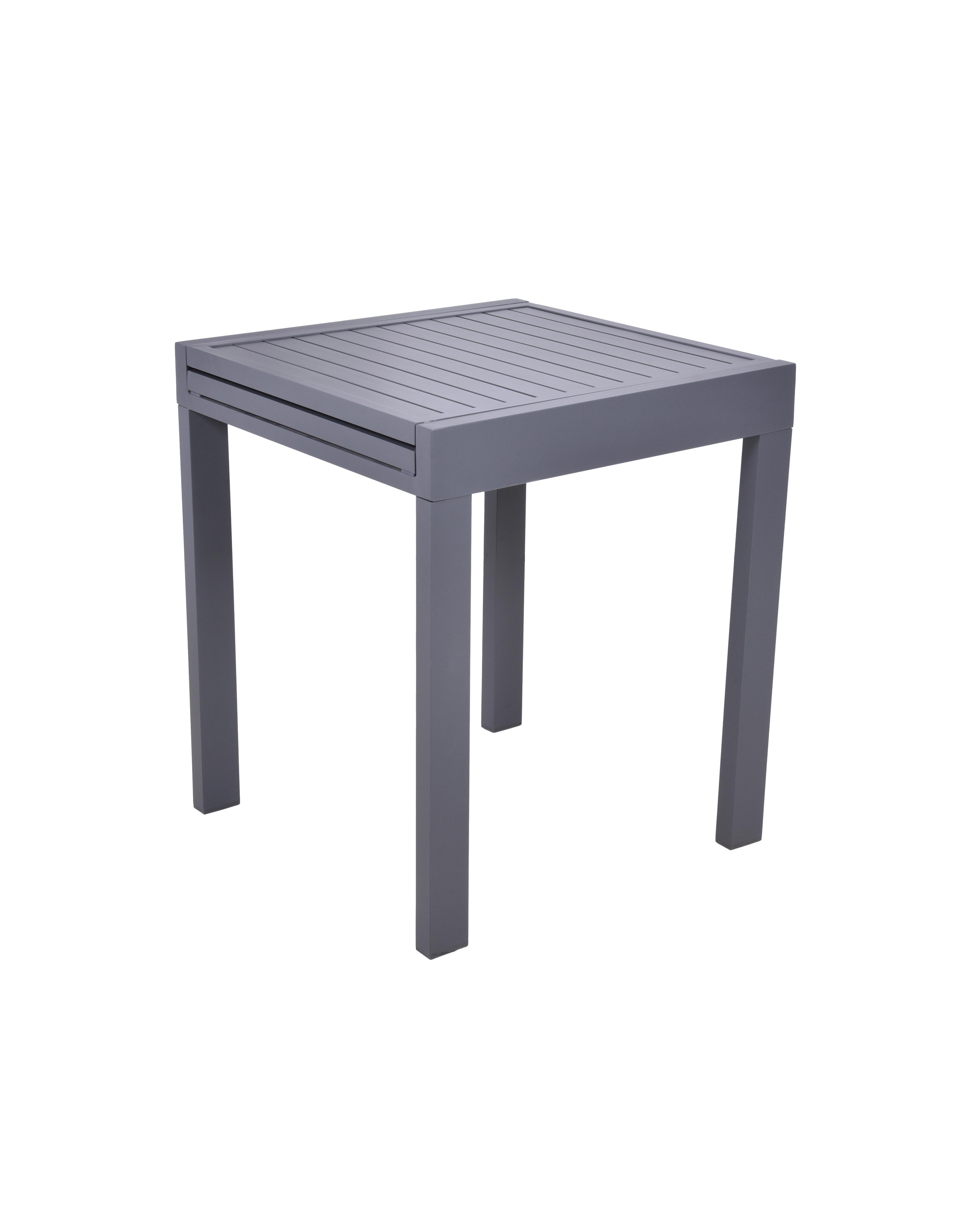 Gartentisch Elena - Anthrazit, Basics, Metall (65/65/75cm) - Gardenson