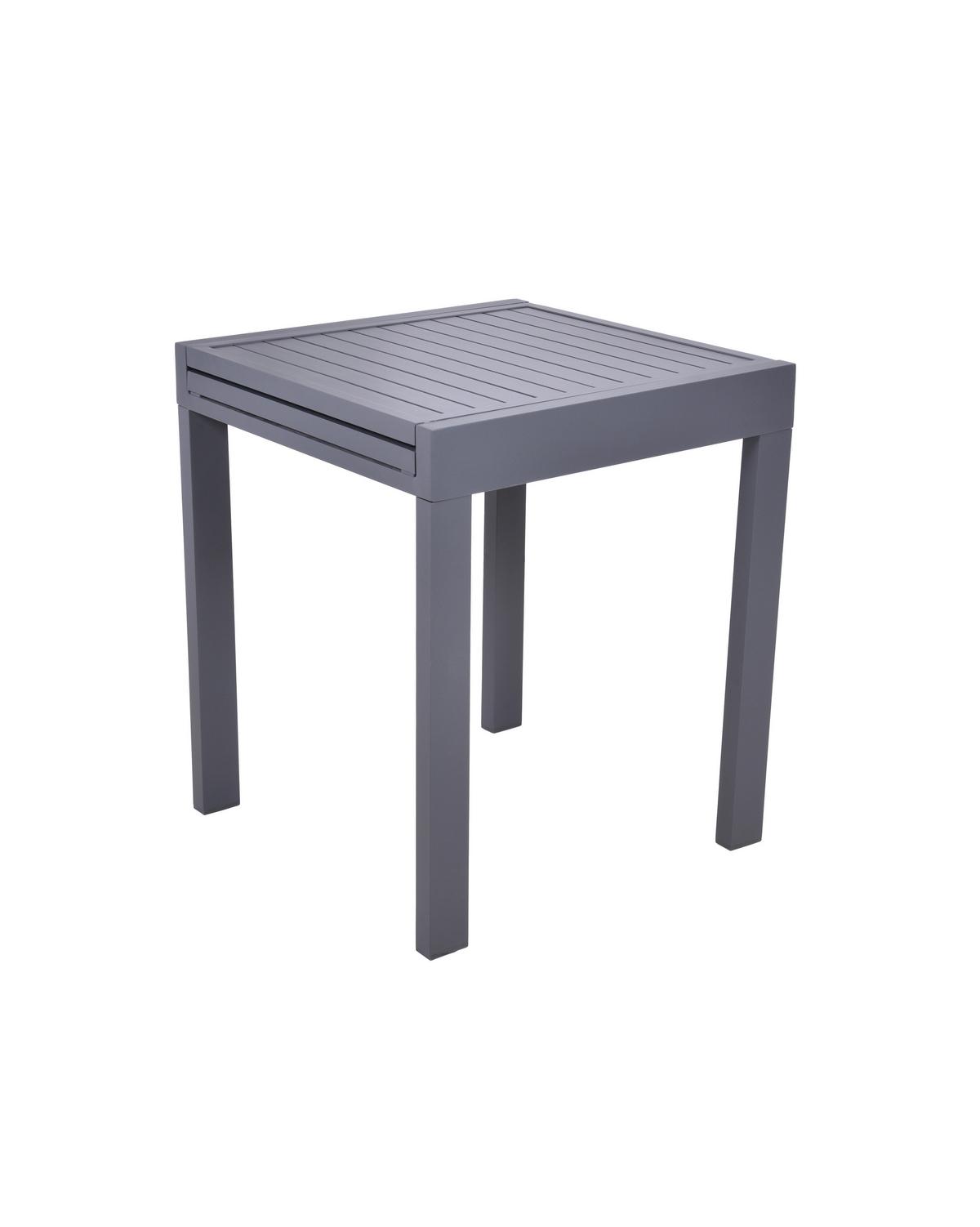 Gartentisch Elena - Anthrazit, Basics, Metall (65/65/75cm) - Gardenson