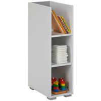 REGÁL WHITE - kompozitní dřevo (23/87/40cm)