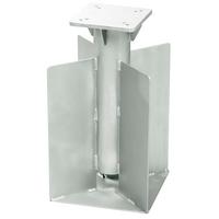 Sonnenschirmständer Universal-Bodenanker - Silberfarben, Basics, Metall (25/25/45cm) - Schneider