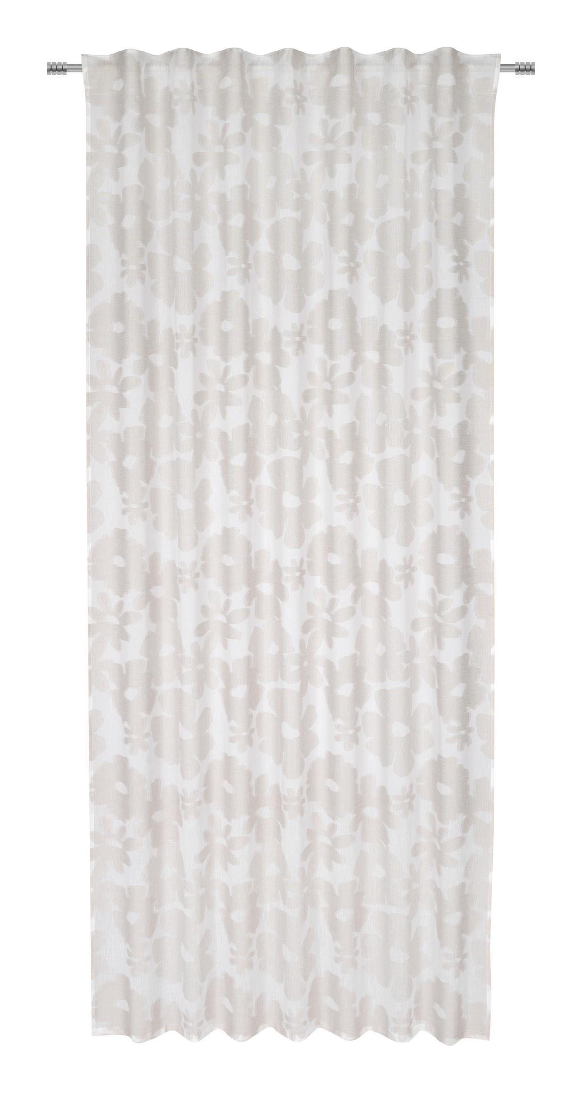 Hotový závěs JANNIKA - béžová, Romantický / Rustikální, plast (140/245cm) - Bessagi Home